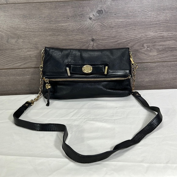Emma Fox Handbags - Emma Fox Black Leather Crossbody Bag